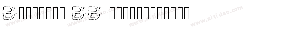 BlamDude BB Italic字体转换